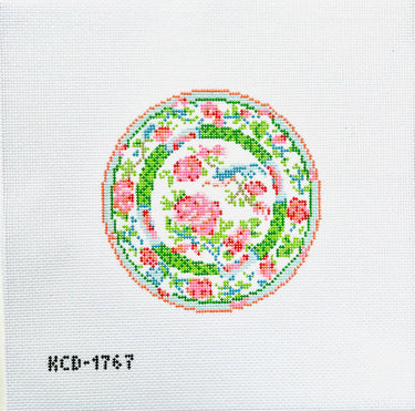 Translation missing: en.Chinoiserie Plate Needlepoint Canvas