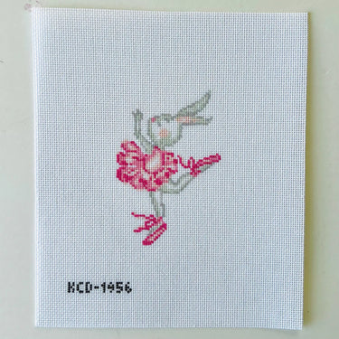 Translation missing: en.Twirling Ballet Bunny Needlepoint Canvas