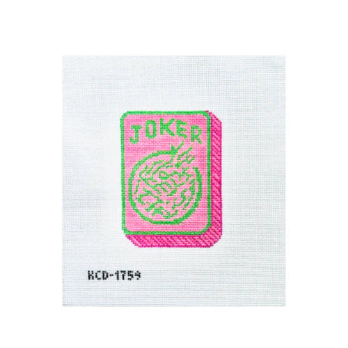 Mahj Joker Needlepoint Canvas