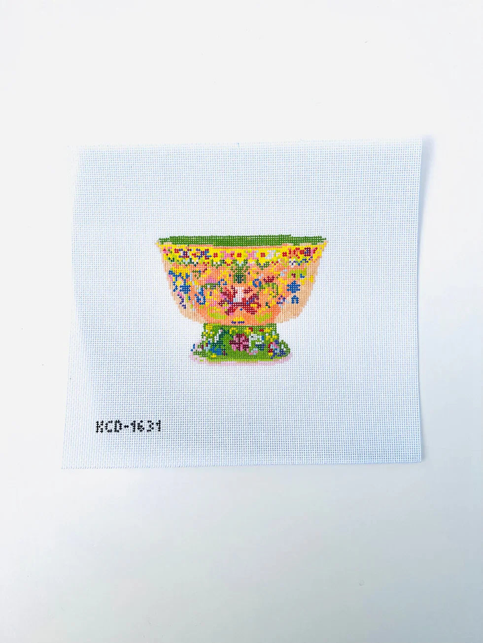 Haute Chinoiserie Bowl Needlepoint Canvas