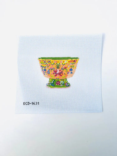 Translation missing: en.Haute Chinoiserie Bowl Needlepoint Canvas