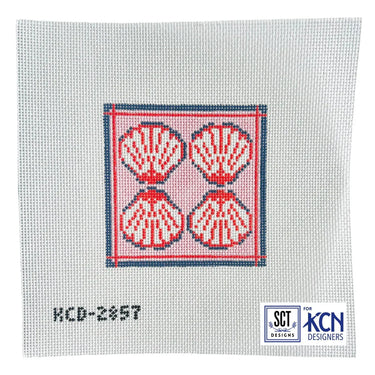 Translation missing: en.Scallop Square Needlepoint Canvas