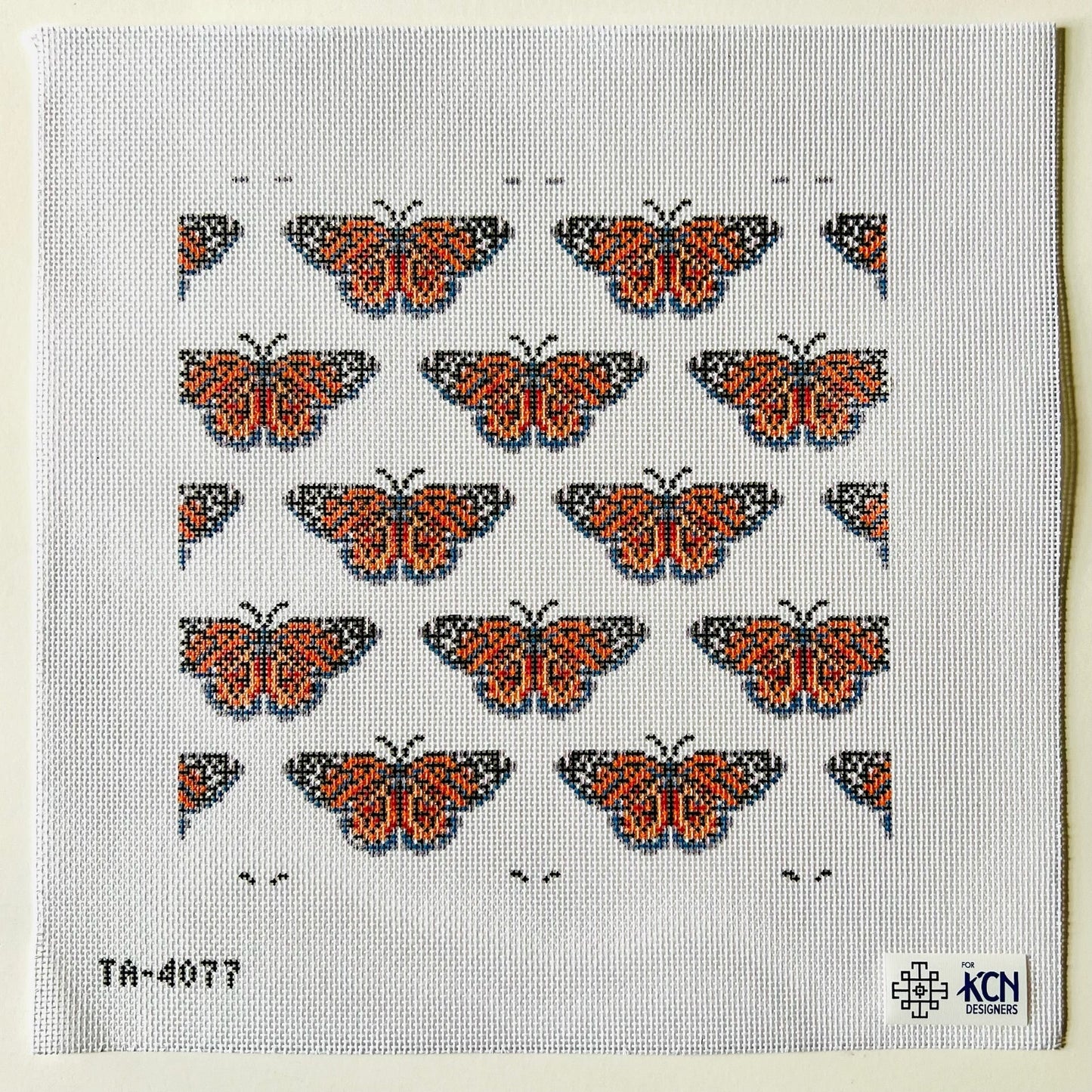 Monarch Butterfly Needlepoint Canvas