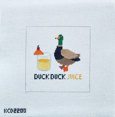 Translation missing: en.Duck Duck Juice Needlepoint Canvas