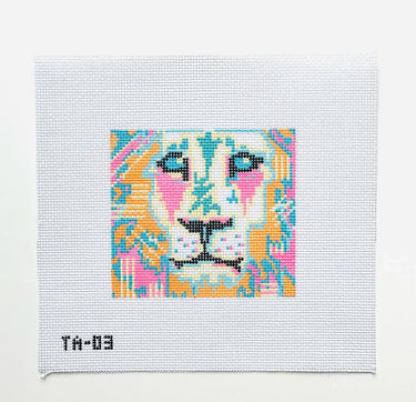 Translation missing: en.Leo the Lion Needlepoint Canvas
