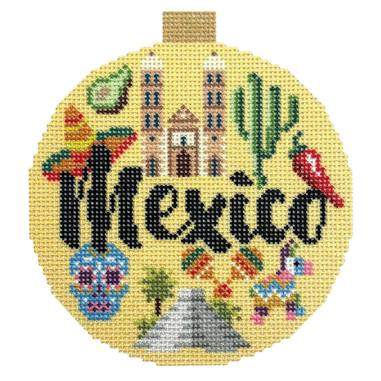 Travel Around Needlepoint Canvas