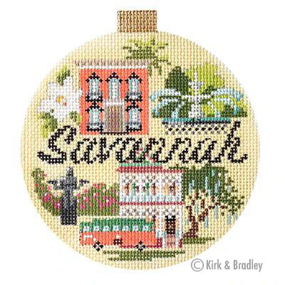 Travel Around Needlepoint Canvas