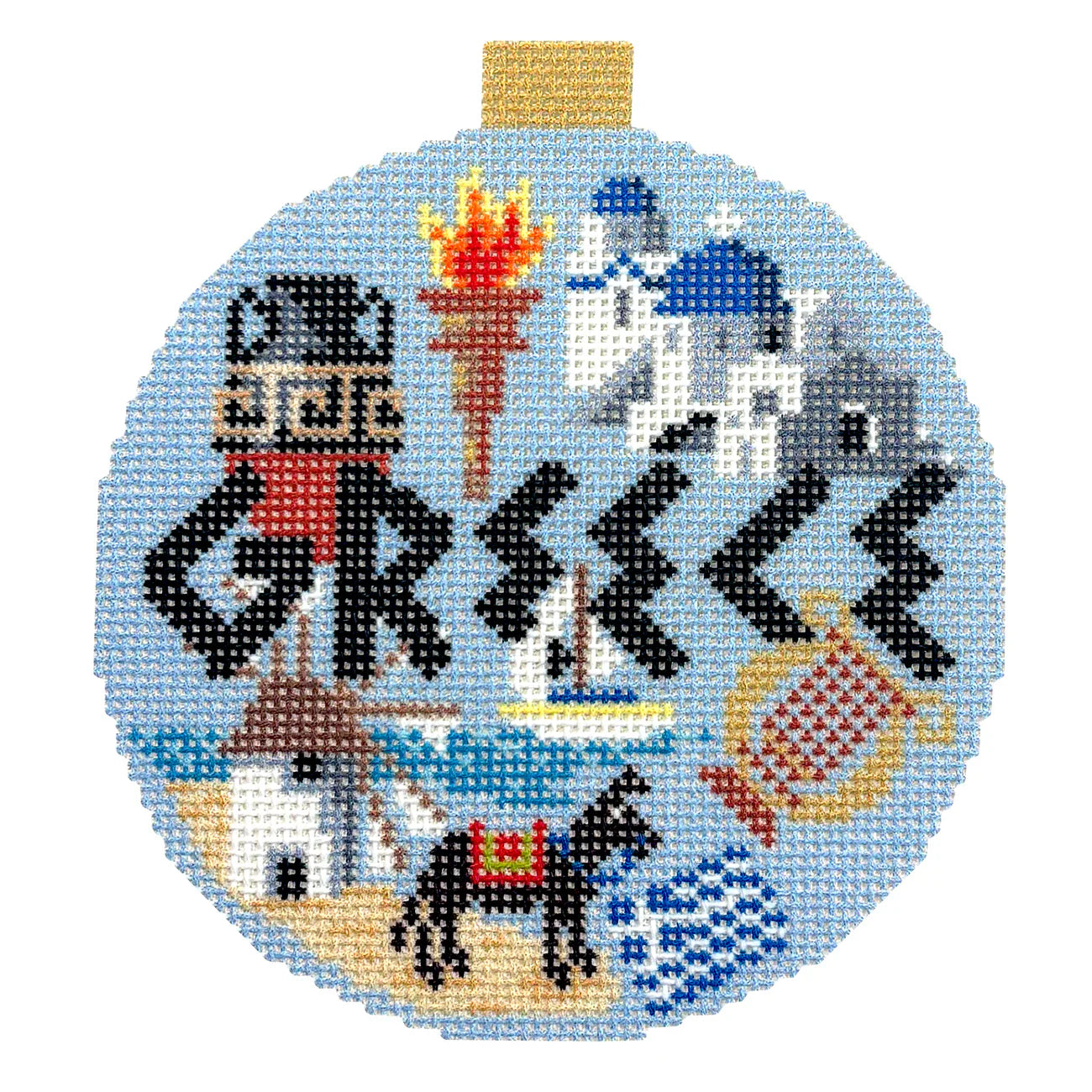 Travel Around Needlepoint Canvas