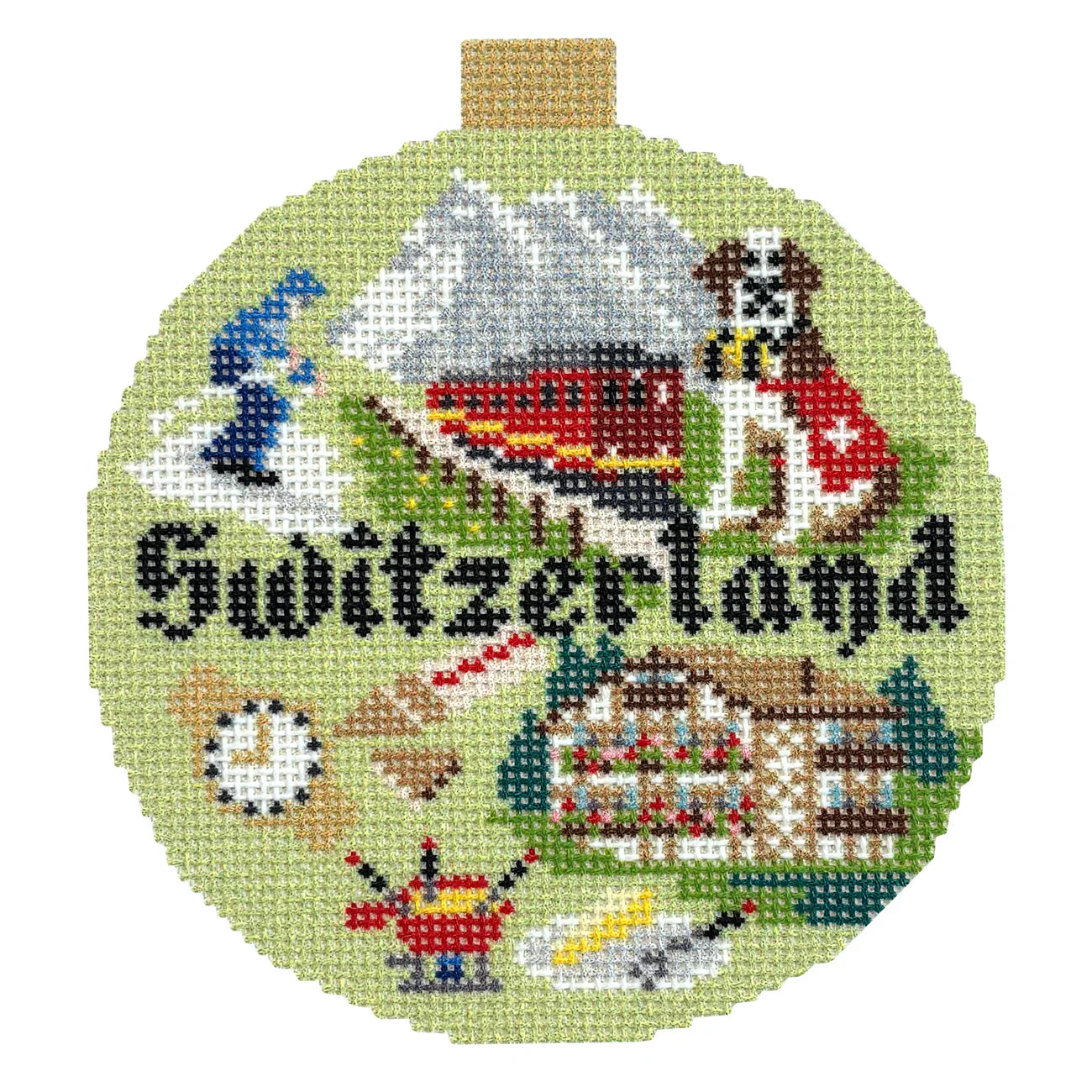 Travel Around Needlepoint Canvas
