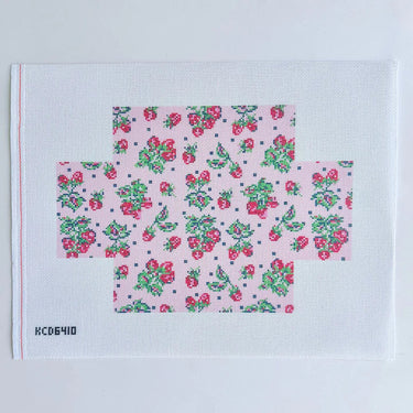 Translation missing: en.Strawberry Brick Cover Printed Canvas