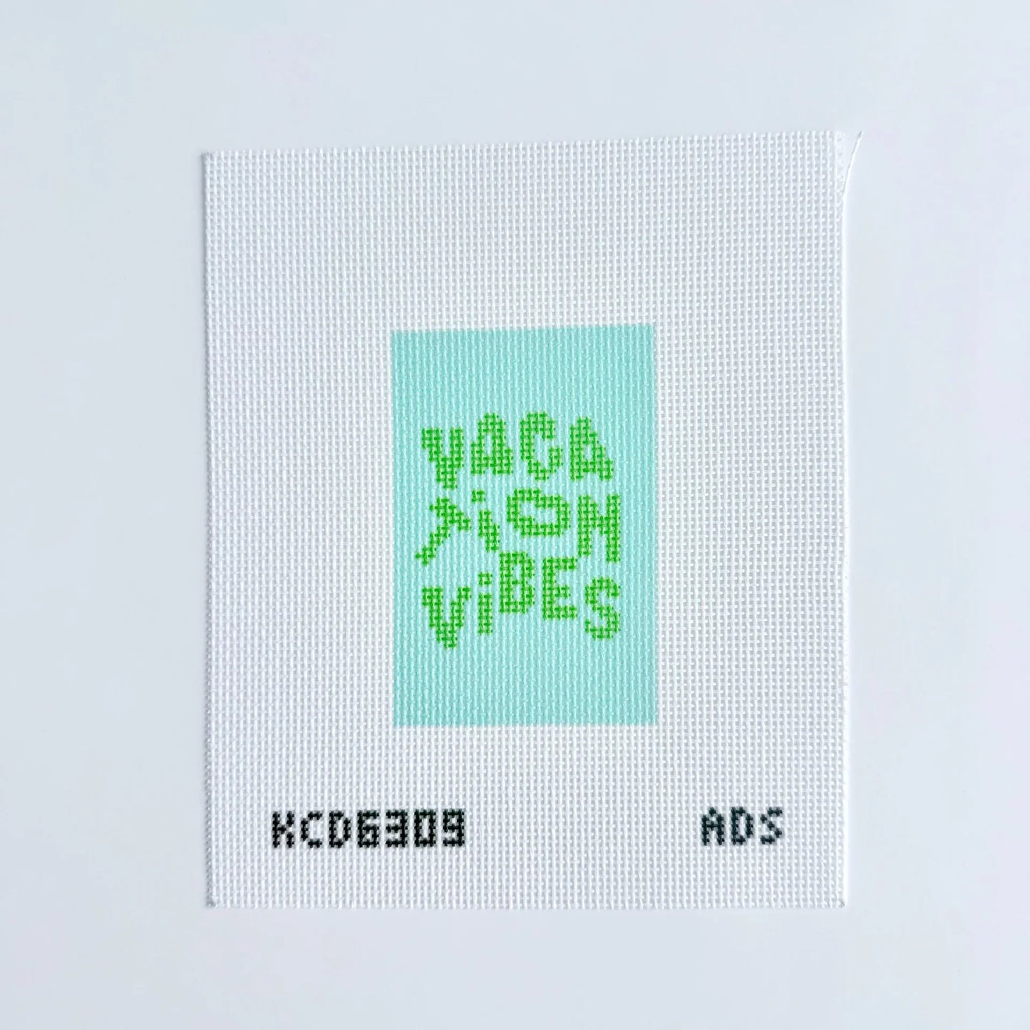 Vacation Vibes - Green Printed Canvas