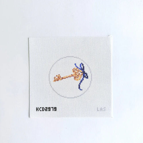 Key Round Printed Canvas
