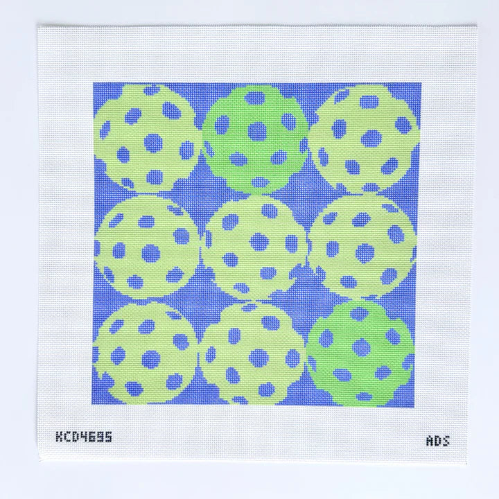 Pickleball Square Printed Canvas