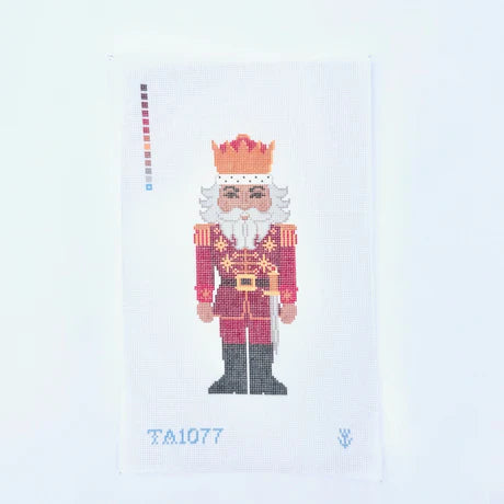 Red Nutcracker Printed Canvas
