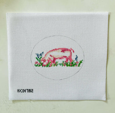 Translation missing: en.Pink Pig Canvas