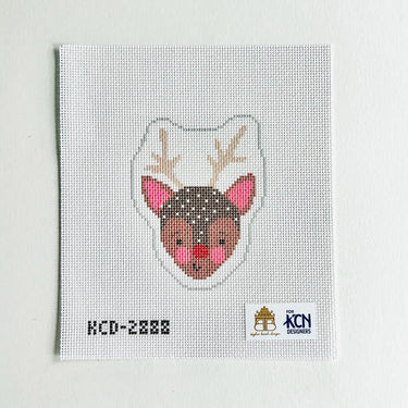 Translation missing: en.Reindeer Nutcracker Face Printed Canvas