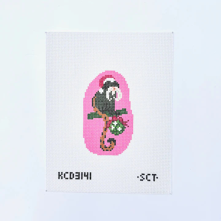 Holiday Emperor Tamarin Printed Canvas