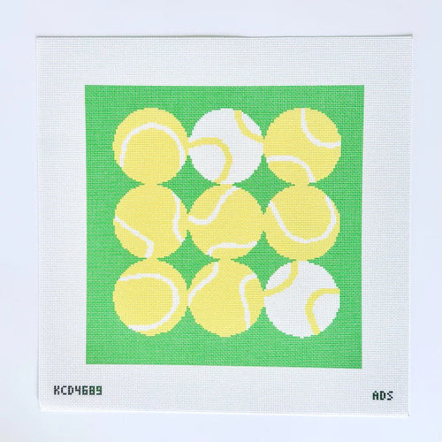 Tennis Square Printed Canvas
