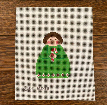 Translation missing: en.Green Angel with candy cane