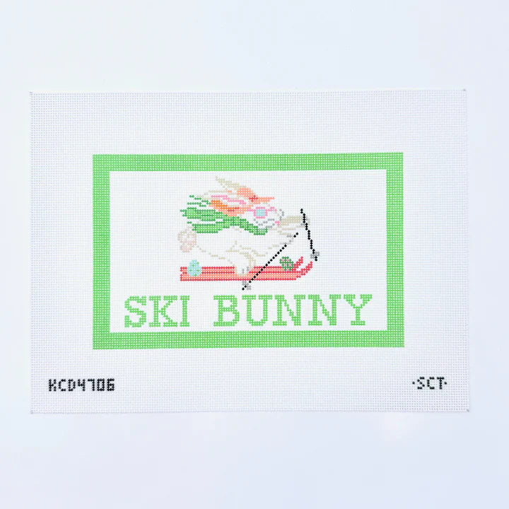 Ski Bunny Printed Canvas