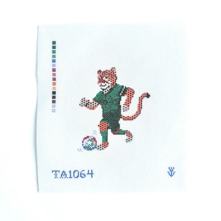 Jaguar Soccer Player Printed Canvas