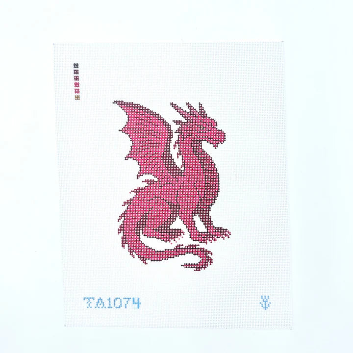 Ruby Dragon Printed Canvas