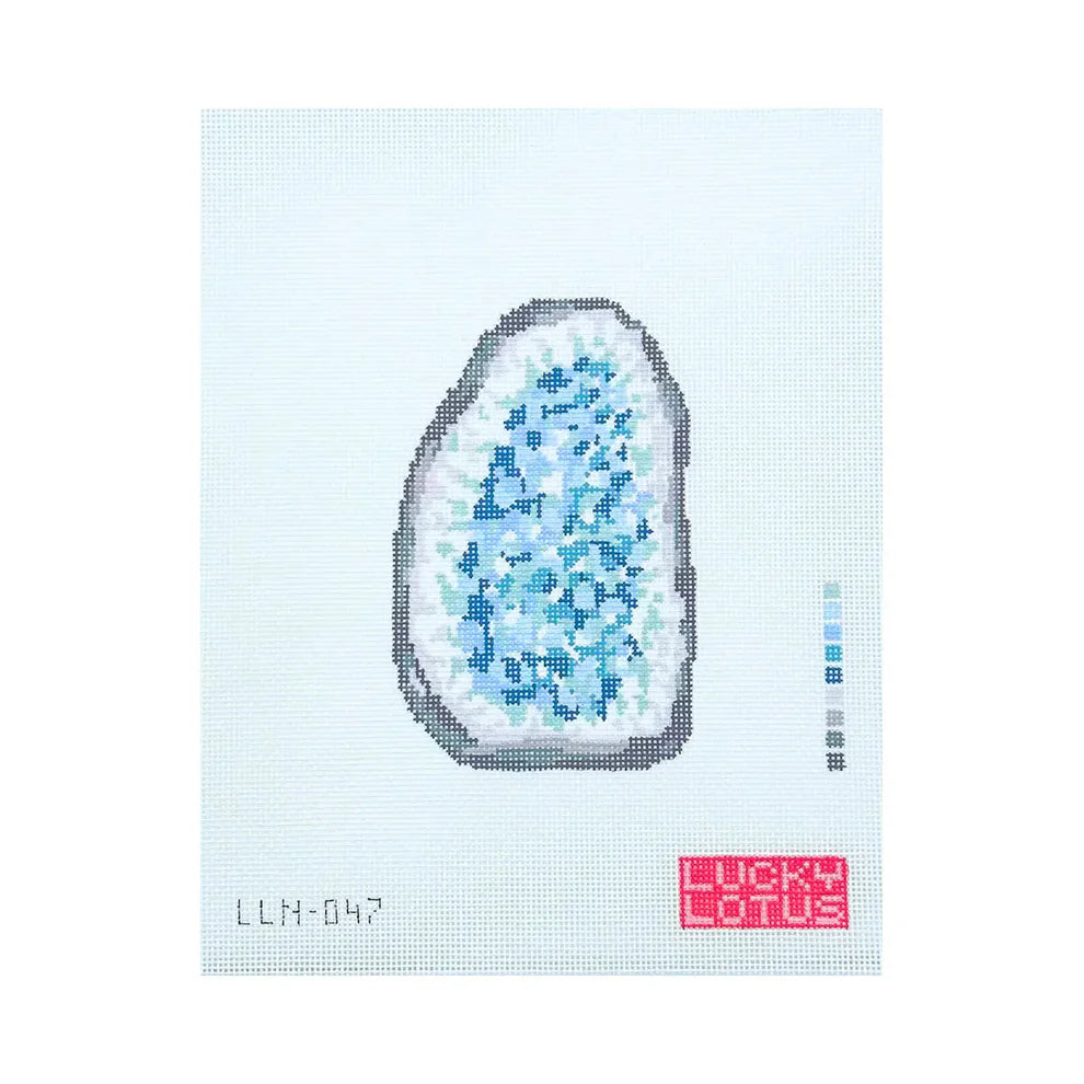 Celestine Geode Needlepoint Canvas
