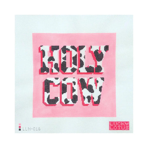 Holy Cow Printed Needlepoint Canvas