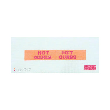 Translation missing: en.Hot Girls Hit Curbs Printed Needlepoint Canvas