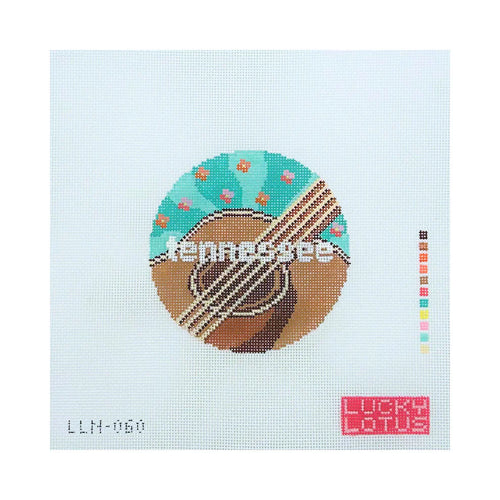 50 States Round: Tennessee Needlepoint Canvas