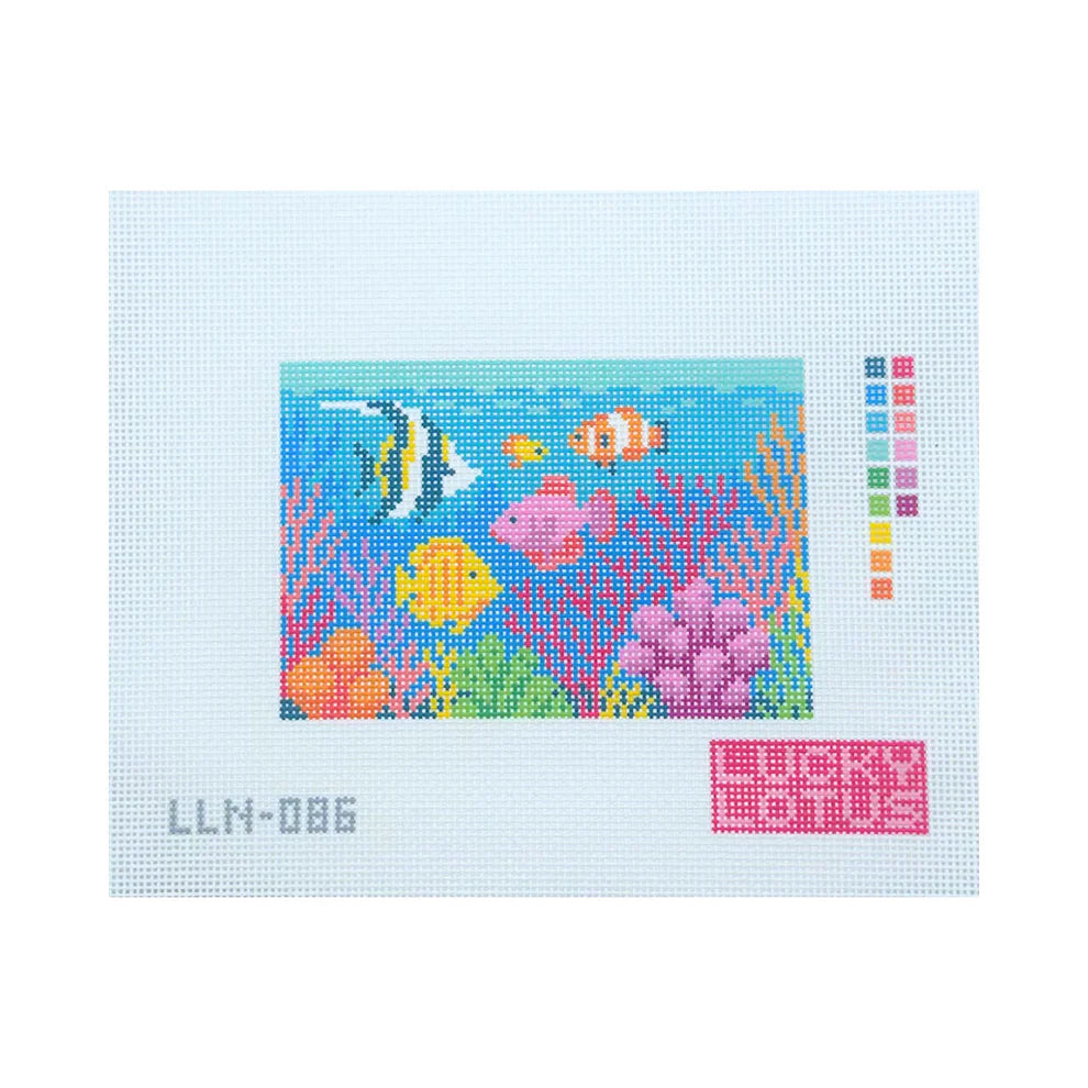 Ocean Aquarium Needlepoint Canvas