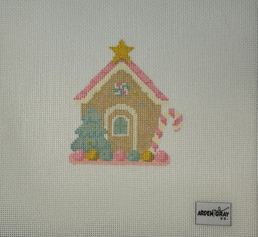 Translation missing: en.Gingerbread House Needlepoint Canvas