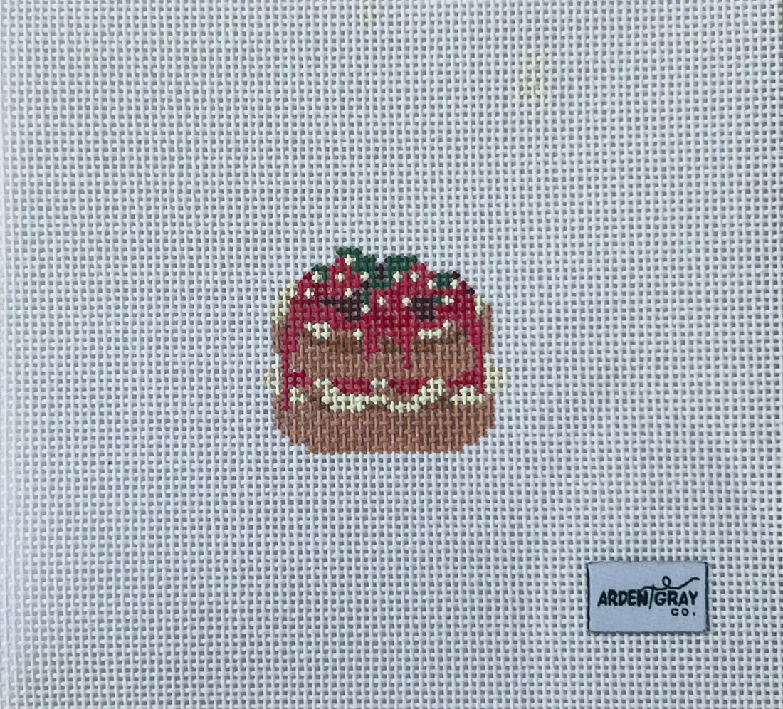 Strawberry Shortcake Mini Needlepoint Canvas