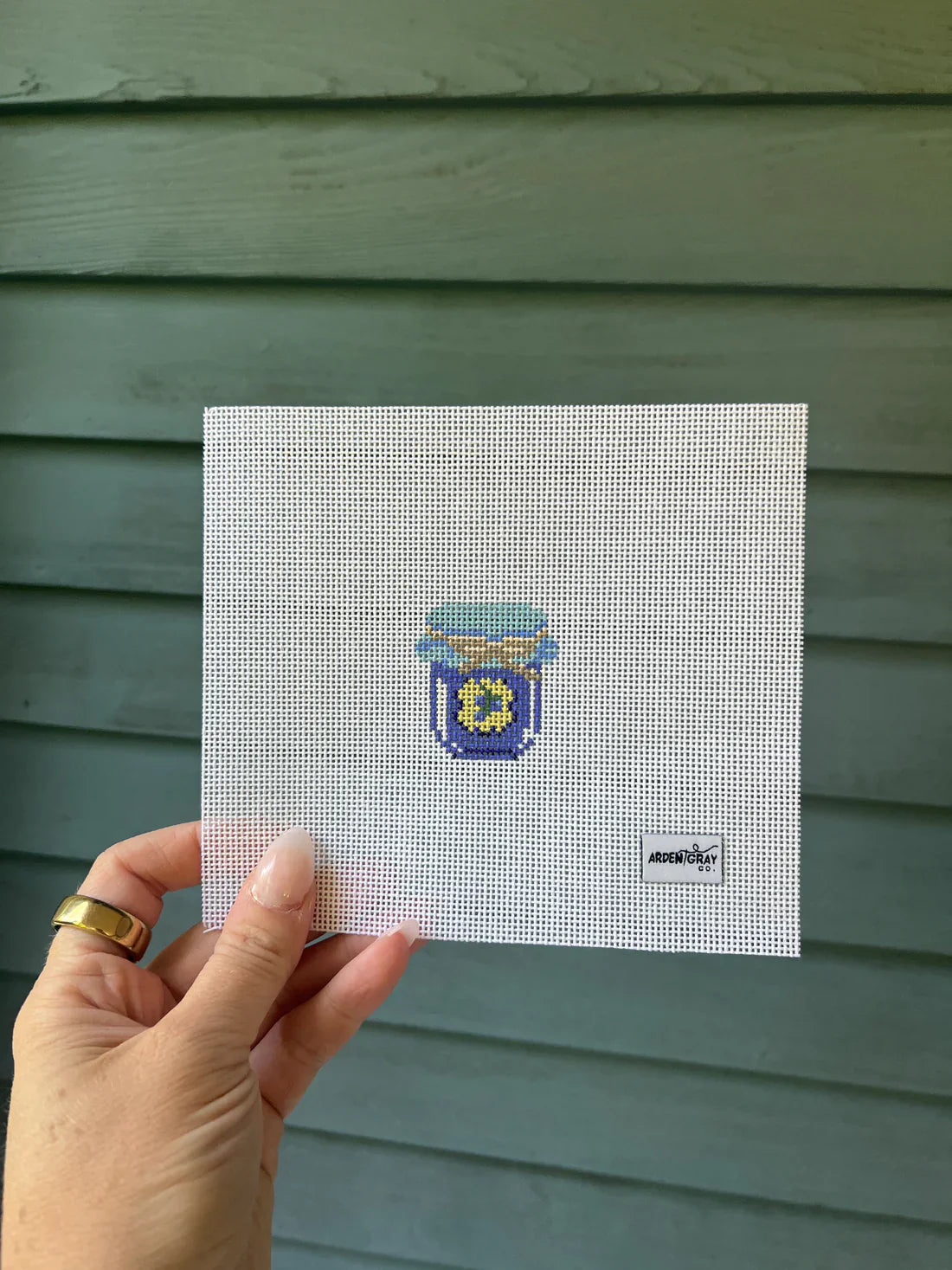 Blueberry Jam Mini Needlepoint Canvas