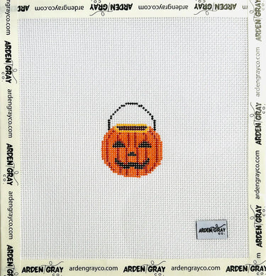 Translation missing: en.Halloween Bucket Mini Needlepoint Canvas