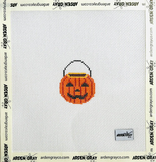 Halloween Bucket Mini Needlepoint Canvas
