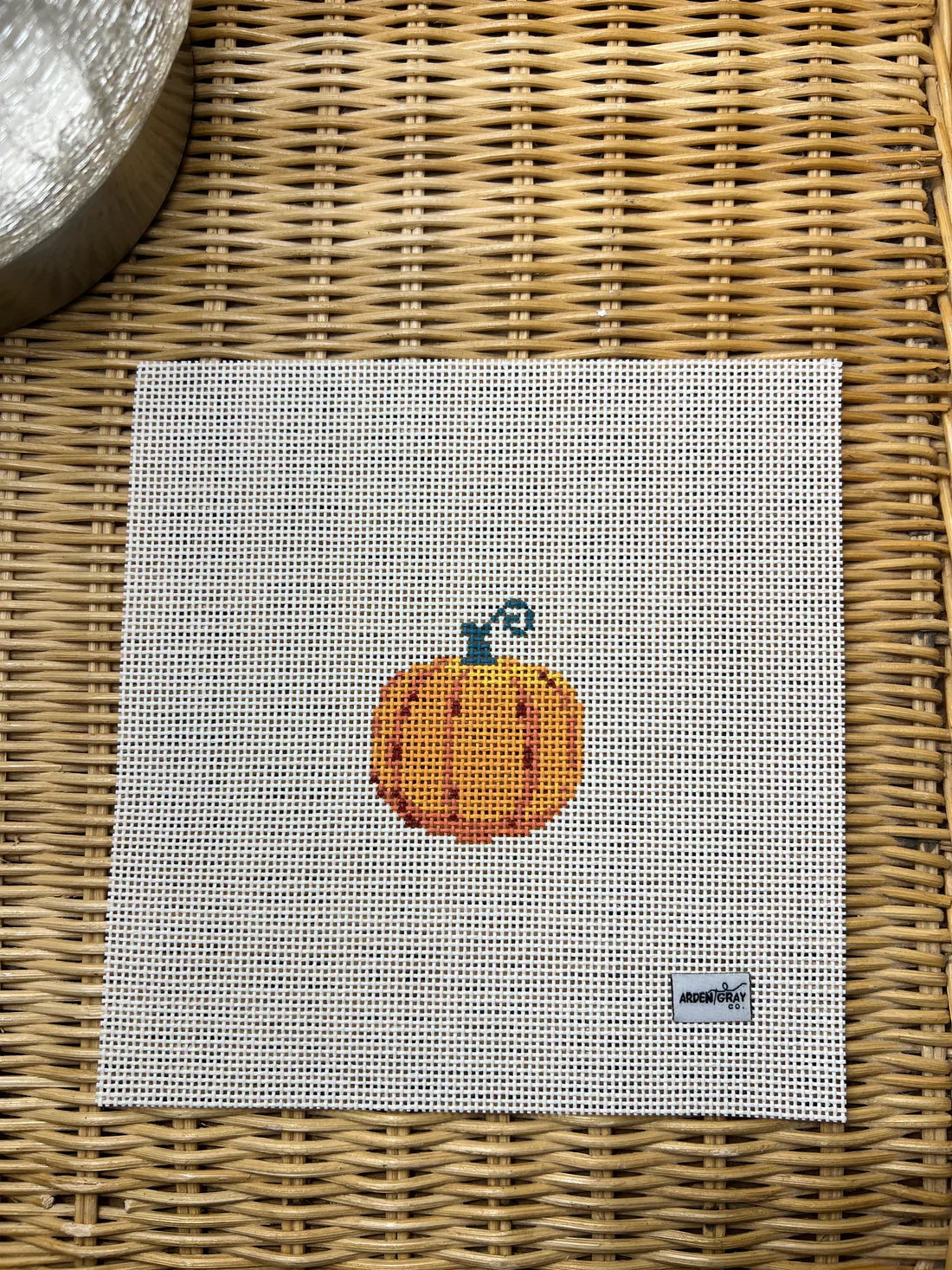 Mini Pumpkin Needlepoint Canvas