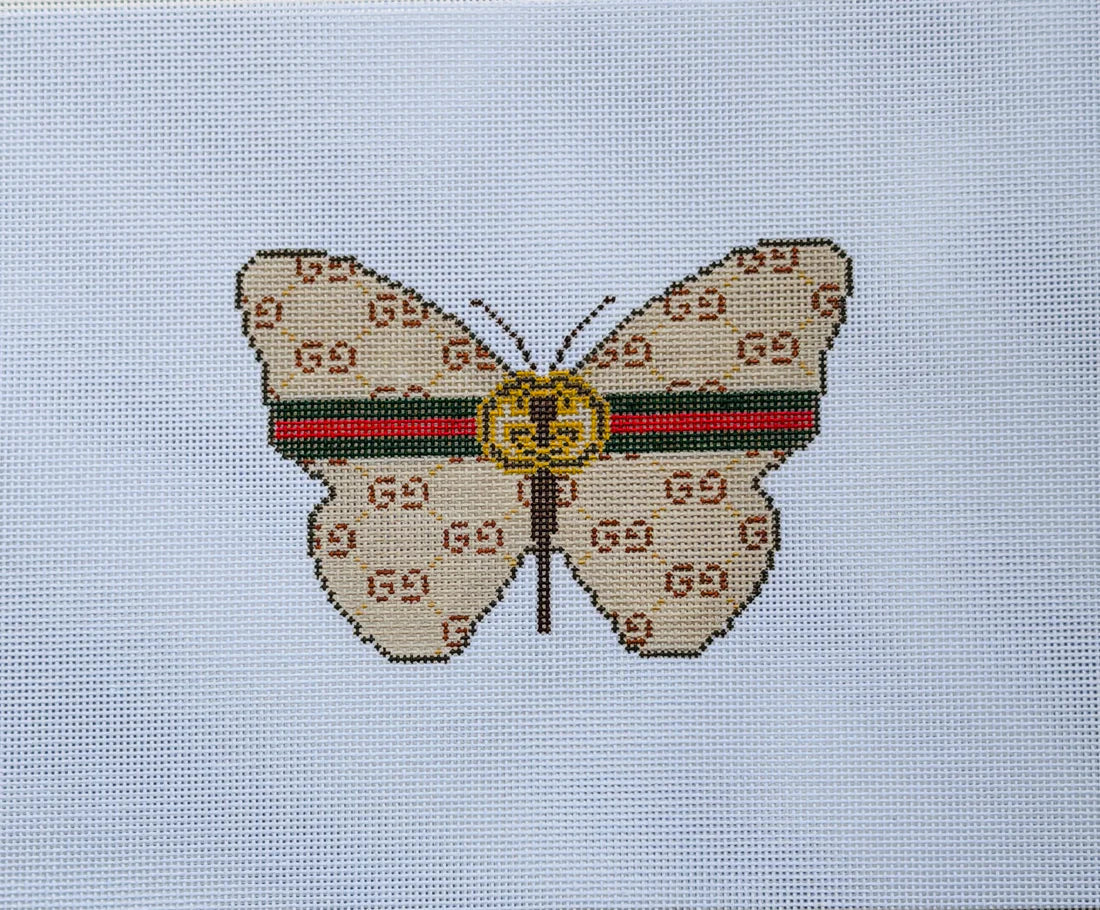 Designer Butterfly Classic Needlepoint Canvas