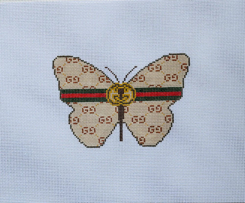 Designer Butterfly Classic Needlepoint Canvas