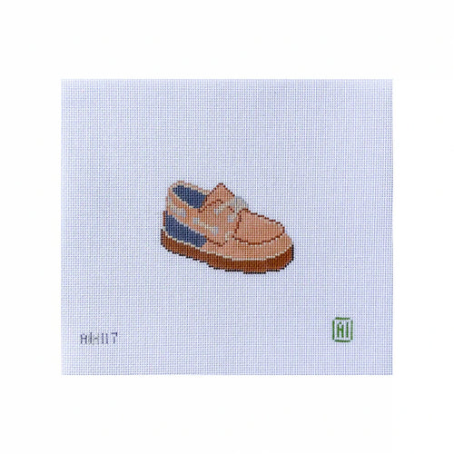 Baby Boat Shoe Needlepoint Canvas