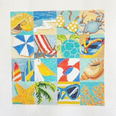 Translation missing: en.Beach Life Needlepoint Canvas