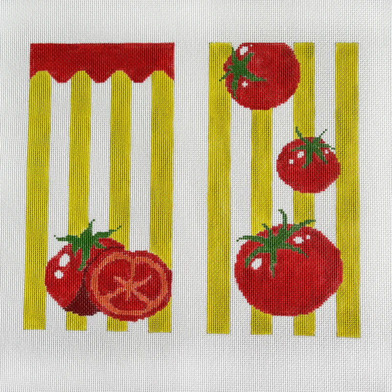 Tomato Sunglass Case Needlepoint Canvas