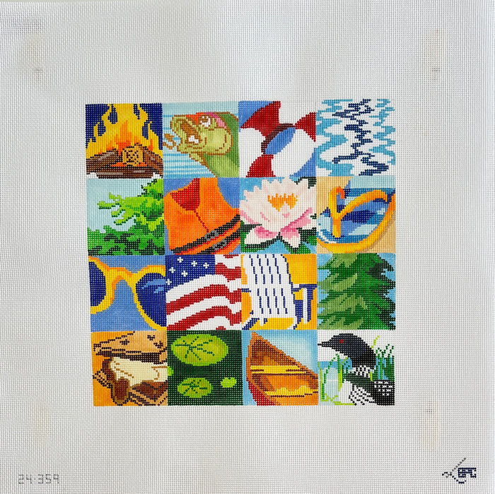 Lake Life Needlepoint Canvas