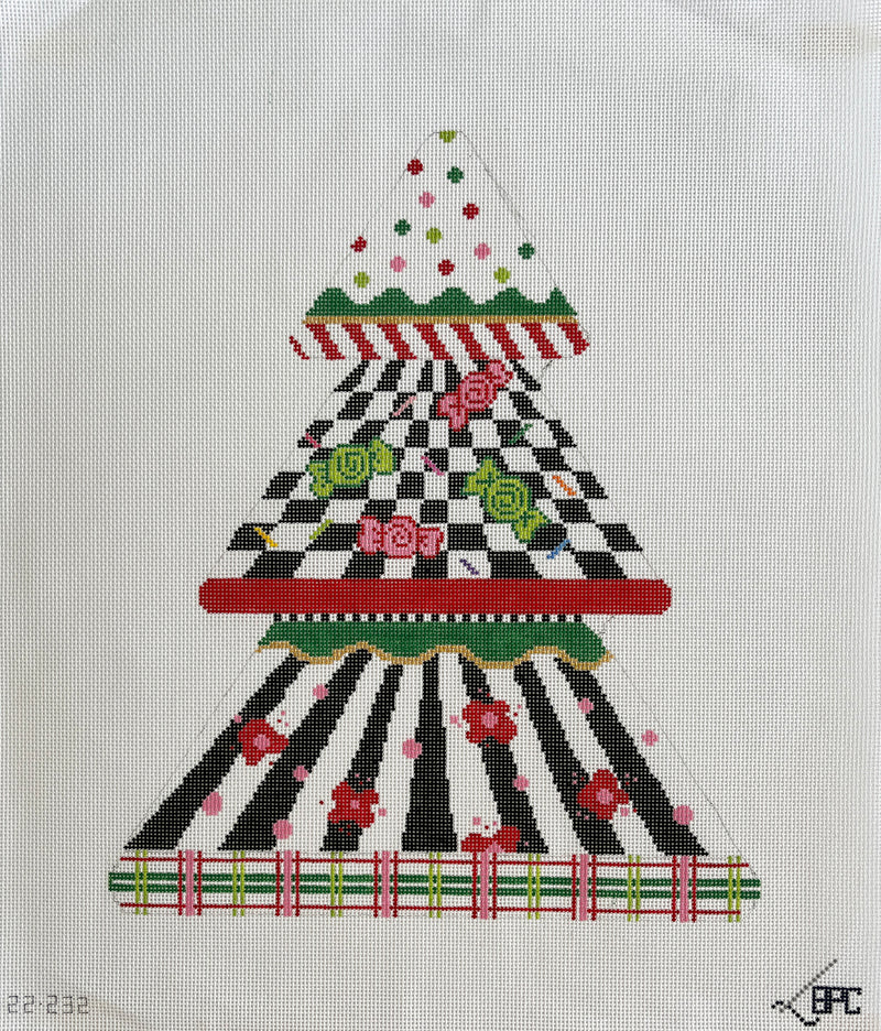 Holiday Tree Needlepoint Canvas