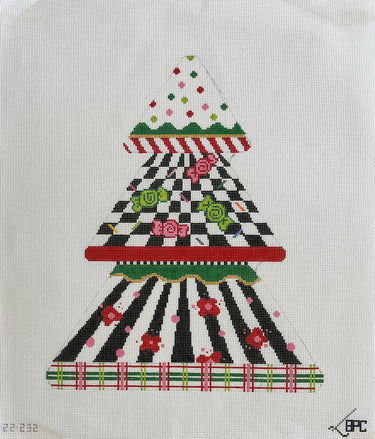 Translation missing: en.Holiday Tree Needlepoint Canvas
