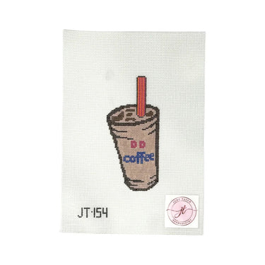 Translation missing: en.JT154 Iced Coffee Needlepoint Canvas