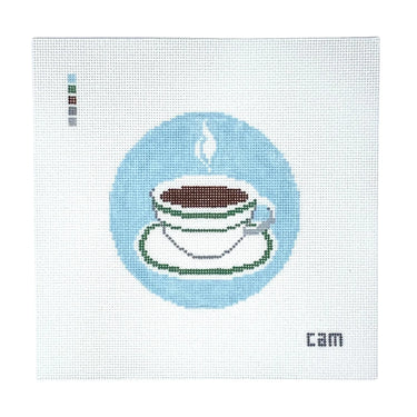 Translation missing: en.Diner Coffee Cup Needlepoint Canvas