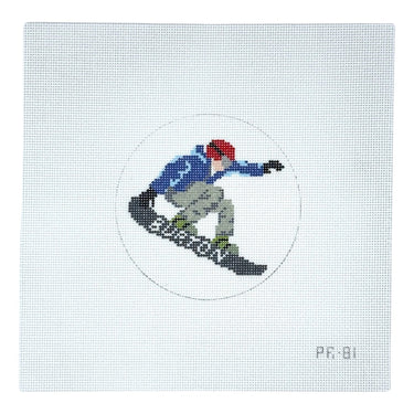 Translation missing: en.PR-81 Snowboarder Needlepoint Canvas