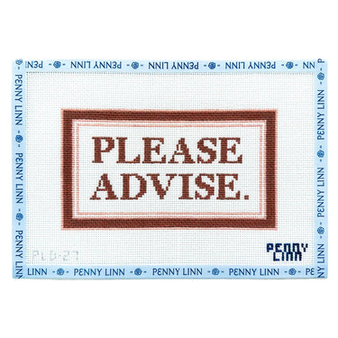 Translation missing: en.Please Advise Needlepoint Canvas