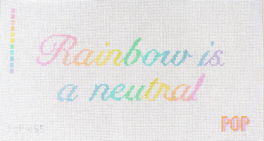 Translation missing: en.Rainbow is Neutral Needlepoint Canvas